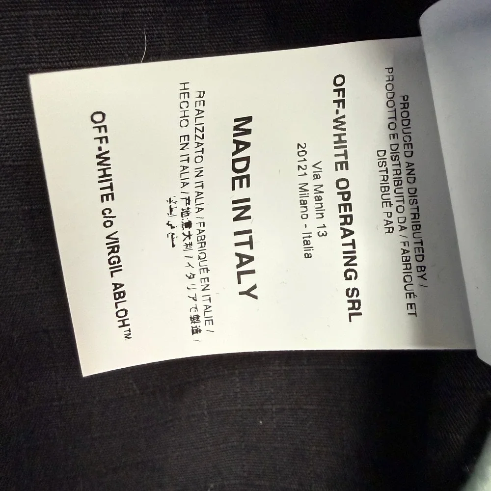 OFF-WHITE c/o VIRGIL ABLOH Australia Limited Edition Black Utility‎ Jacket